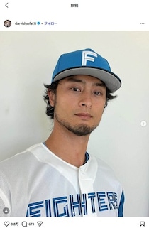 ダルビッシュ有、消防隊員の「神対応」に感謝つづる　記念ショット中央の「サイン」にも注目