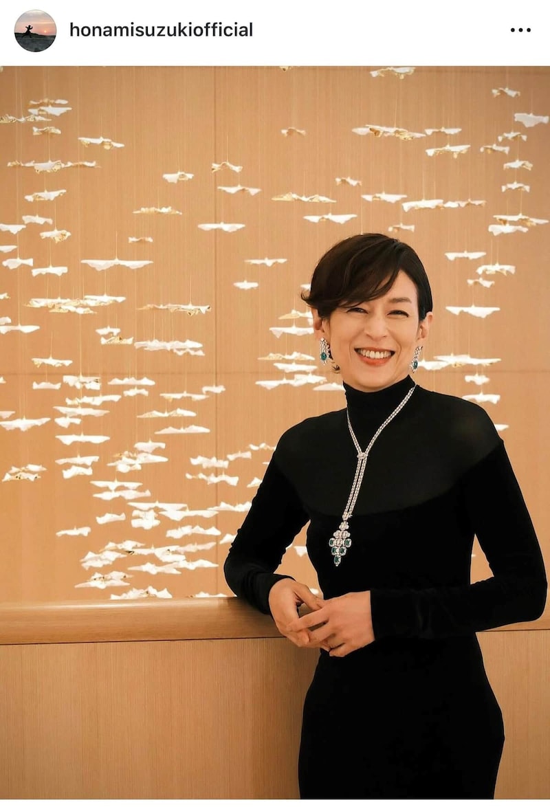 鈴木保奈美さん（本人インスタグラムより）