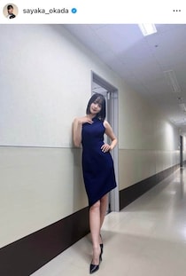 「役満ボディー」岡田紗佳、ミニ丈チャイナドレスで色気ダダ漏れ...神スタイル炸裂　「ずっと見てられる可愛さ」