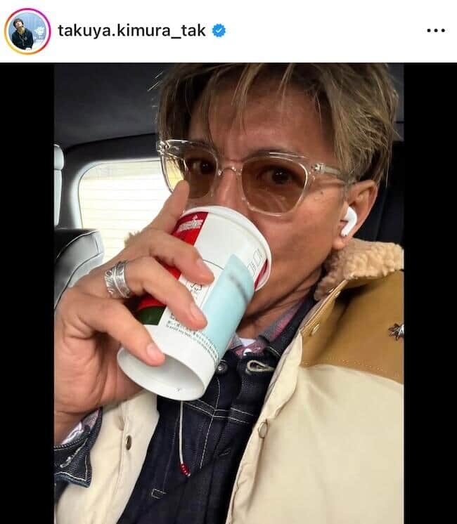 木村拓哉さんのインスタグラム(@takuya.kimura_tak)より