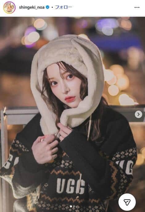 離婚から心機一転、進撃のノアさんの近影。ノアさんのインスタグラム（＠shingeki_noa）から