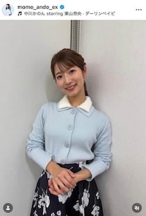 テレ朝「報ステ」安藤萌々アナ、ミニスカゴルフウェアで「同級生12人でコンペ！」　結果は「悔しいぃ～！」