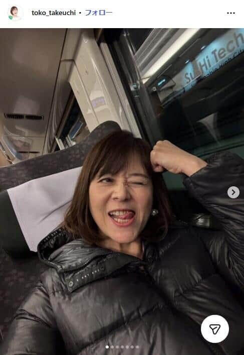 武内陶子アナのインスタグラム（@toko_takeuchi）より
