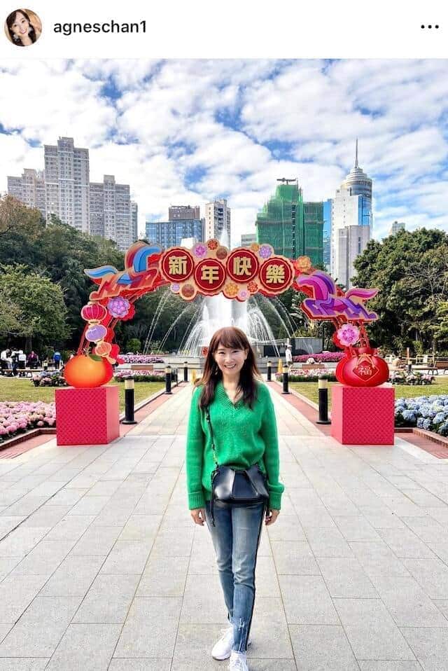 アグネス・チャンさんのインスタグラム(@agneschan1)より