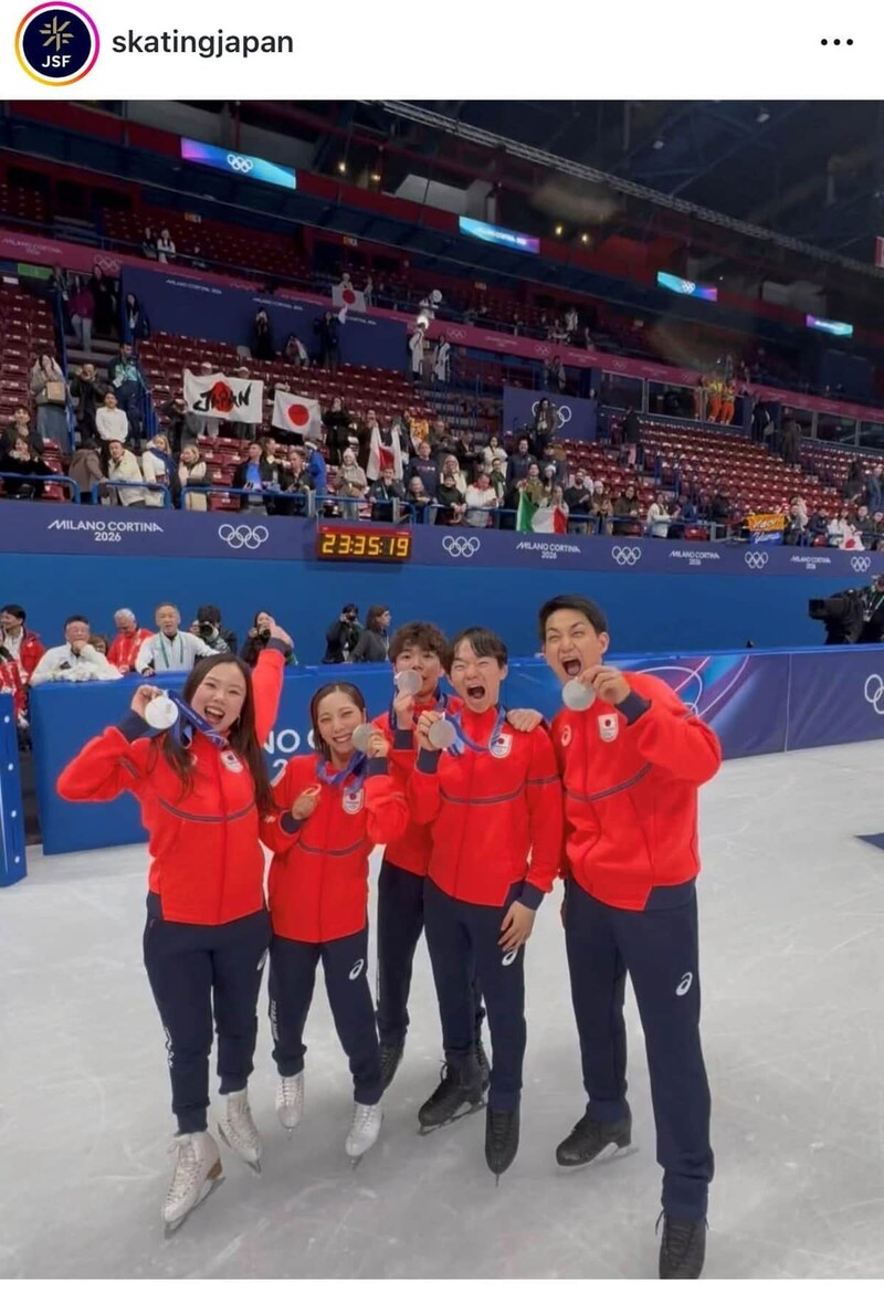 フィギュア日本代表(連盟インスタグラムより)