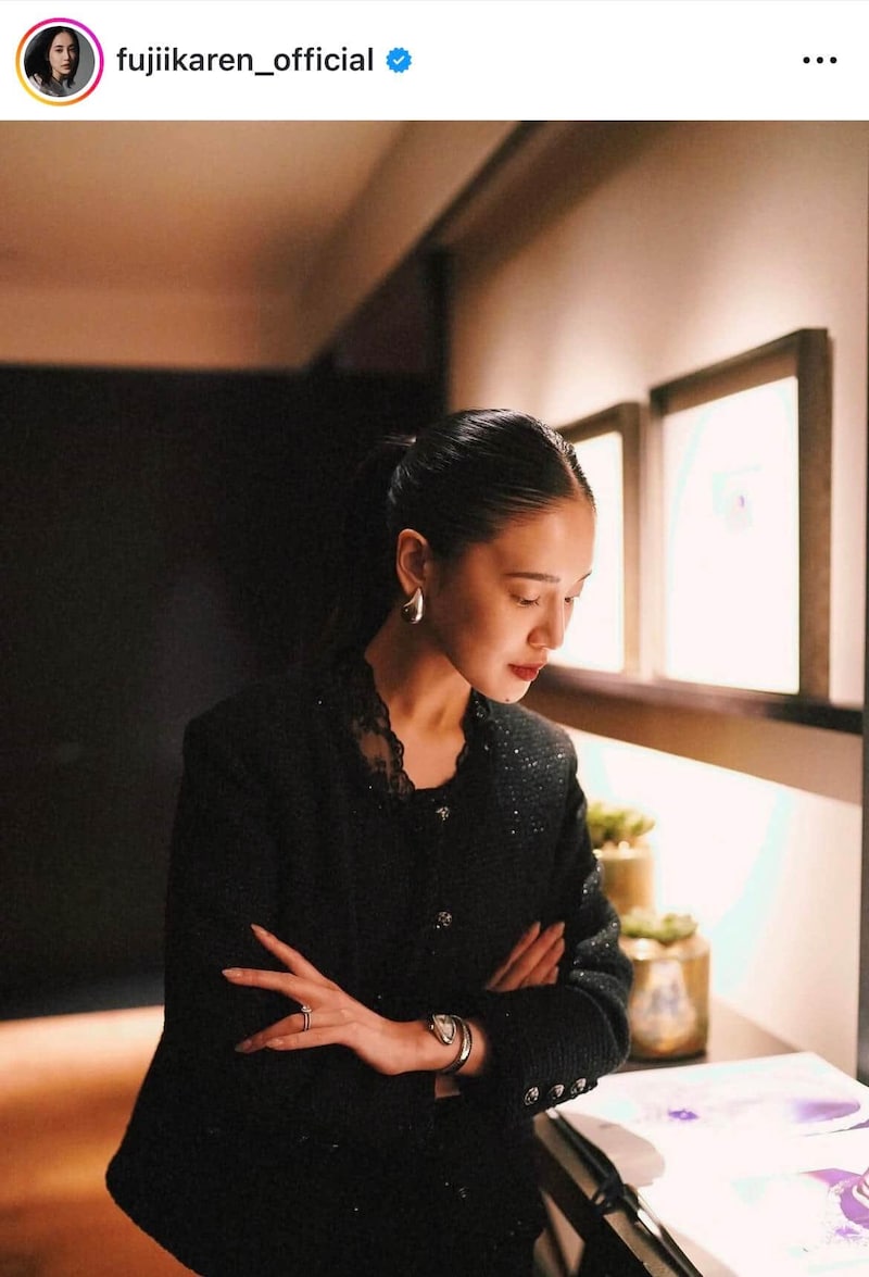 藤井夏恋さんのインスタグラム（＠fujiikaren_official）より