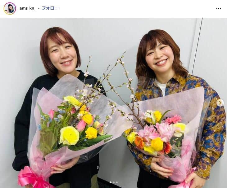 「Aマッソ」加納さんのインスタグラム（@ams_kn_）より