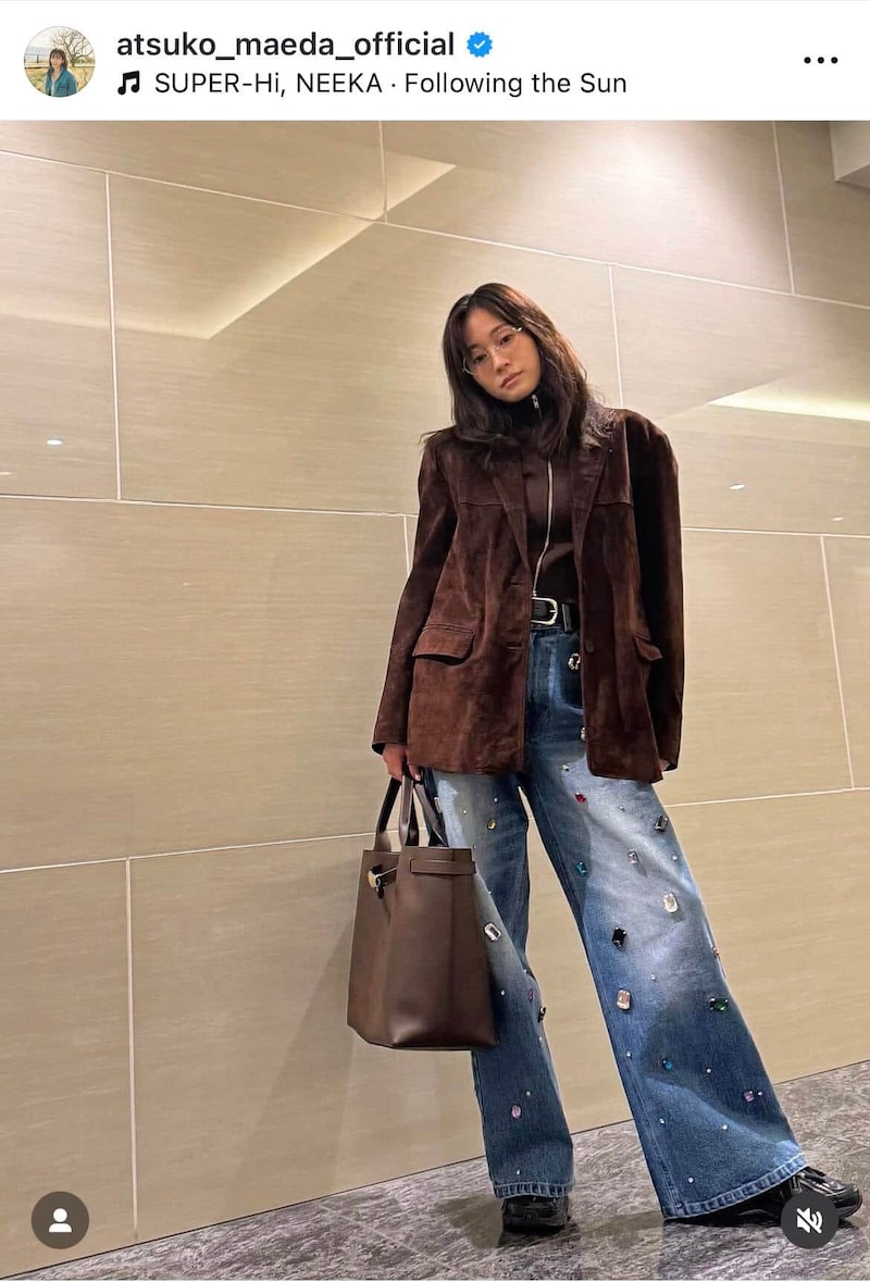 前田敦子さんのインスタグラム（＠atsuko_maeda_official）より