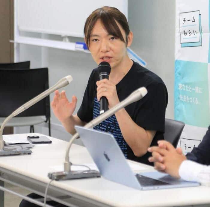 「チームみらい」安野貴博党首（2025年6月撮影）