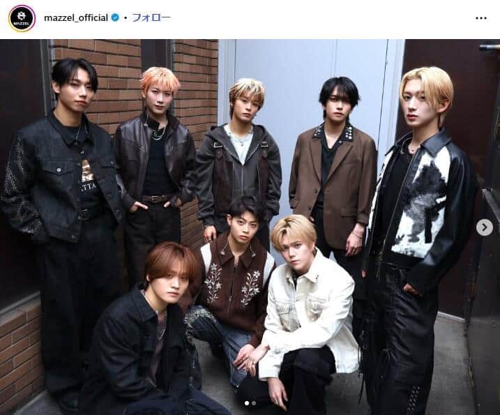 MAZZEL公式インスタグラム（@mazzel_official）より