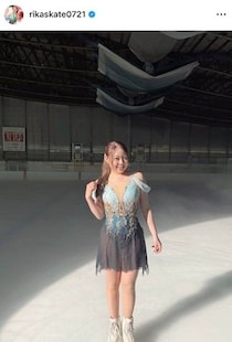 アイスダンス紀平梨花「新しいリフトやスライド挑戦」練習動画　「とてもいい表情」「応援してます！」