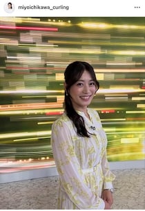 元カーリング女子日本代表、「今も変わらず可愛い」36歳解説者にうっとり...4年ごとに見るが「全然変わらない」