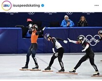 「審判が不正行為を無視」、ショートトラック判定に中国メディア不満爆発...ネット民「スポーツマンシップ形骸化」主張