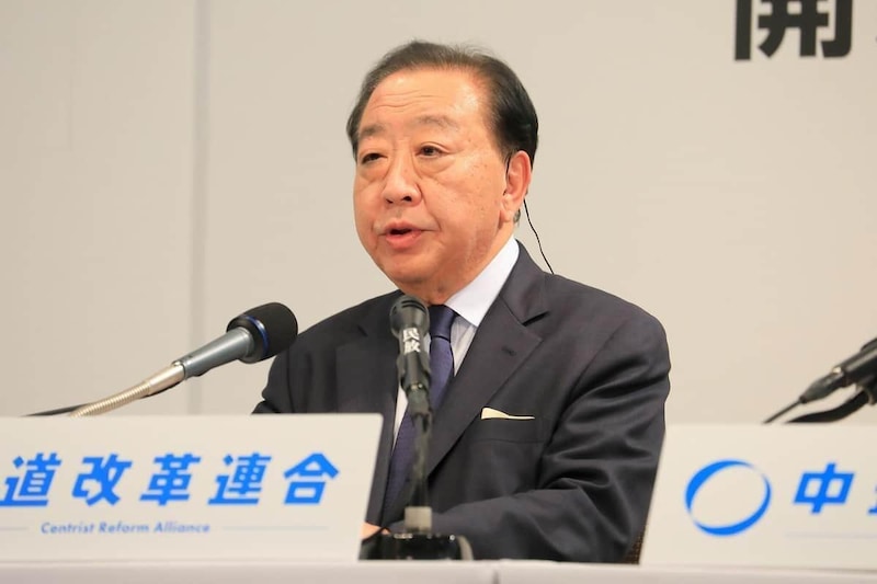 中道改革連合の共同代表を辞任した野田佳彦氏