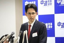 中道・代表選出馬の階議員、「イケメン俳優」次男の話題に笑顔　父に似てると言われると「すごい嫌がります」