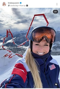 転倒で大怪我「スキーの女帝」リンゼイ・ボン、入院中も気丈...笑顔見せる　「元の自分を取り戻せています」