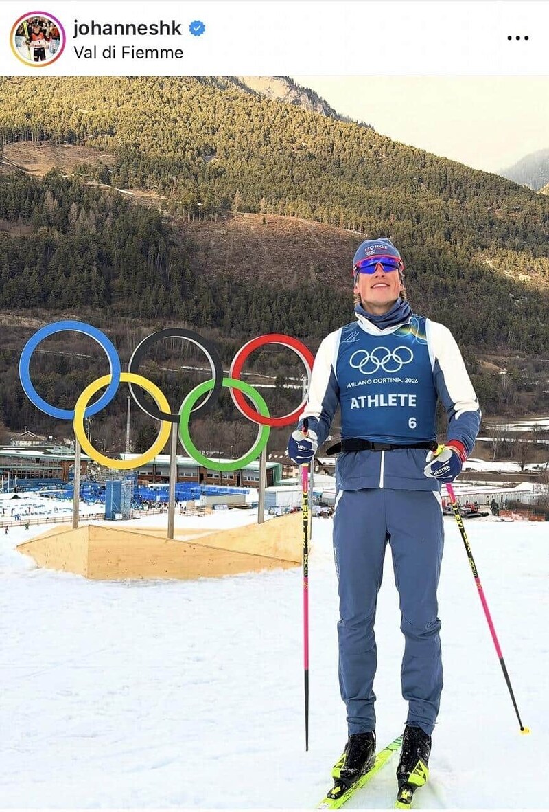 ヨハンネス・ヘスフロト・クレボ選手のインスタグラム（＠johanneshk）より