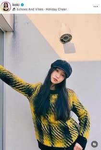 キムタク＆静香の娘たち...Cocomi＆Koki，「激カワ」プラべ2ショット　「ここさんの前髪なしがタイプです」