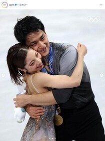 「りくりゅう」三浦璃来＆木原龍一、金メダル手に最高の笑顔炸裂　「りくりゅうペア最高」「永遠に忘れません」