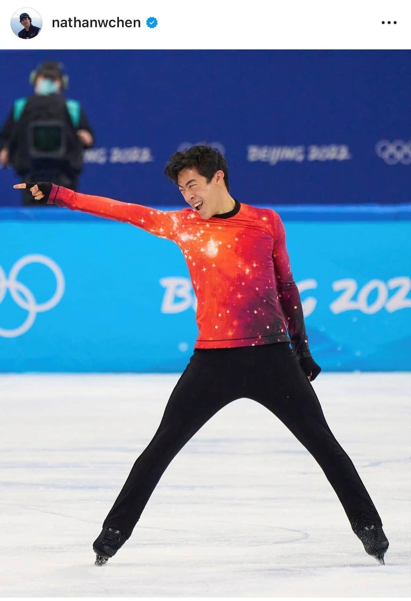 元五輪金メダルのチェン氏(本人インスタグラムより)