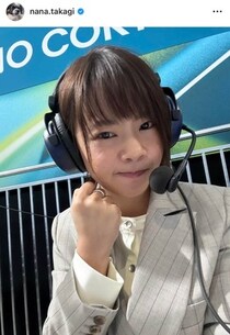 高木菜那、ウィンク「激カワ」で超キュート...ミラノ五輪の現地オフショット　「元気がもらえます」「かわいい」