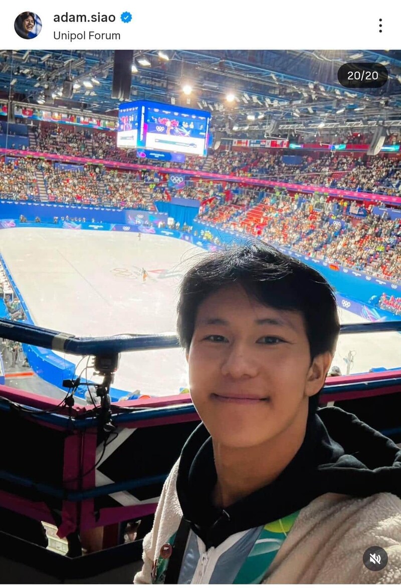 アダム・シャオ・イム・ファ選手のインスタグラム（＠adam.siao）より