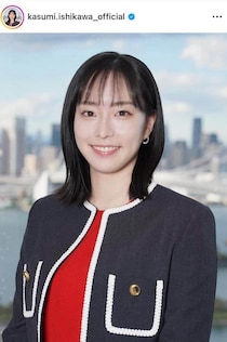 元卓球・石川佳純、ミラノ五輪マスコット「ティナ」のぬいぐるみ手に笑顔ショット　「とにかく可愛い」