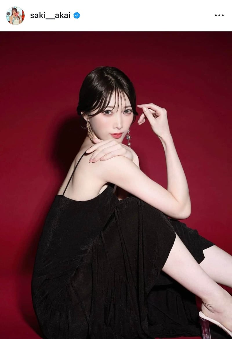 赤井沙希さんのインスタグラム（＠saki__akai）より