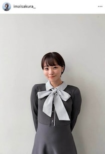 「グッド！モーニング」今井春花、ベージュのミニ×ジャケットのコーデでかわいさ限界突破　「春っぽくてお似合い」