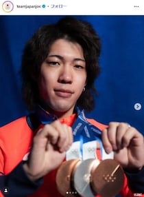 「飛行機飛びません。荷物も出てこない」紛争余波で五輪メダリスト足止め　ドバイ滞在へ、「無事」伝える仲間も