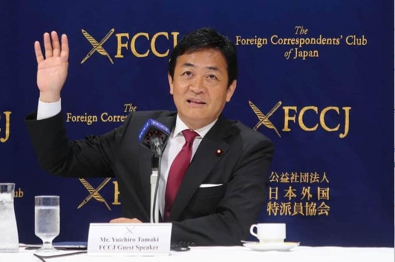 国民民主党の玉木雄一郎代表(2025年6月撮影)。高市首相の発言に不快感を示した