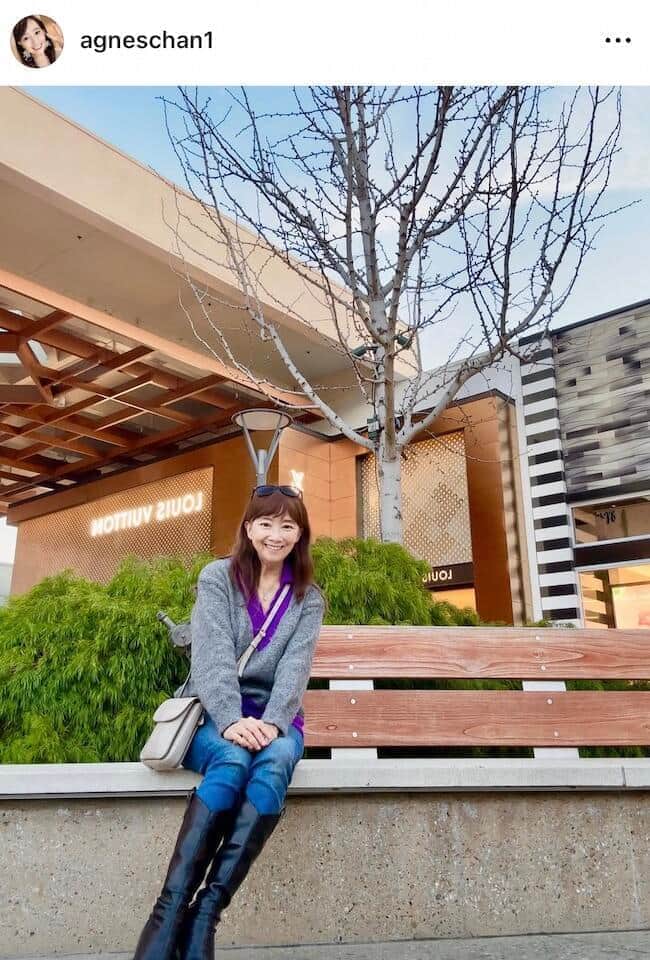 アグネス・チャンさんのインスタグラム（＠agneschan1）より