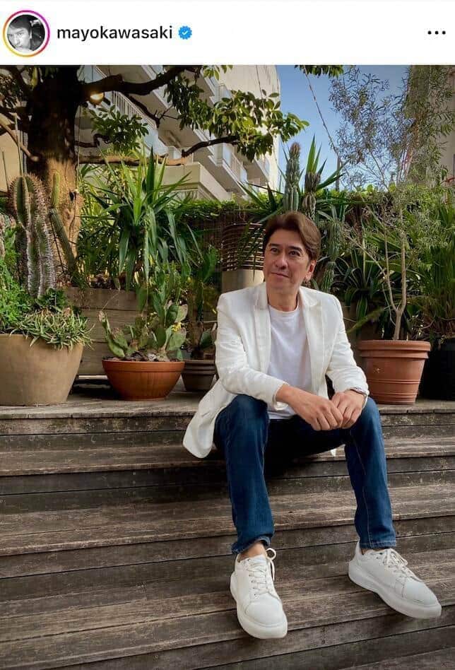 川﨑麻世さんのインスタグラム（＠mayokawasaki）より