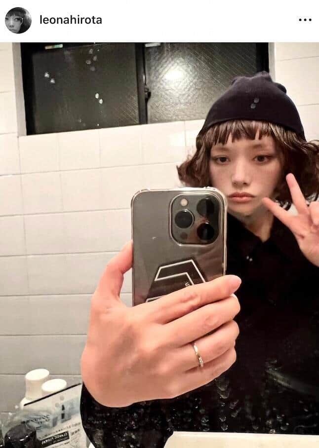 広田レオナさんのインスタグラム（＠leonahirota）より