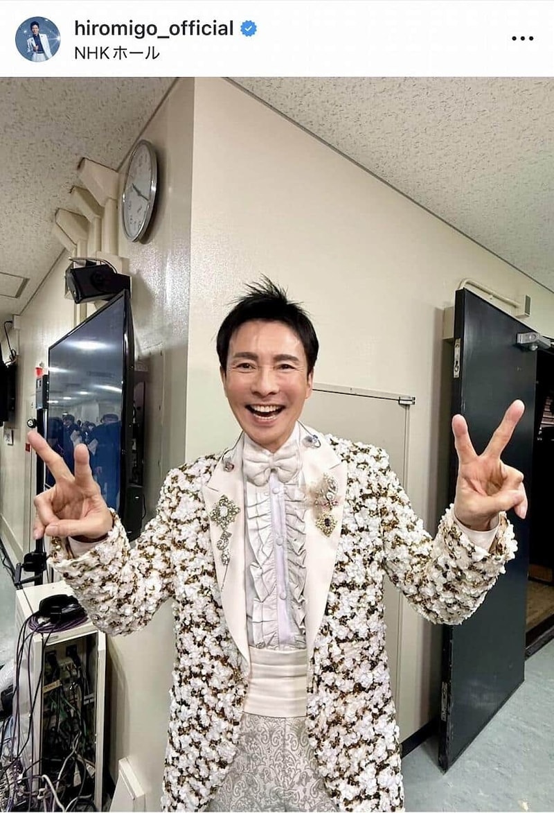 郷ひろみさんのインスタグラム（＠hiromigo_official）より
