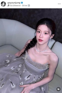 コ・ユンジョン、ミニ丈セットアップのコーデで色気ダダ漏れ　すらり神スタイルで衝撃の美貌ショット