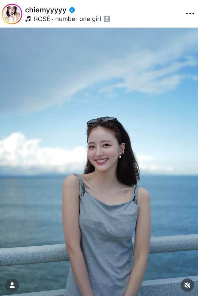 愛甲千笑美さんのインスタグラム（＠chiemyyyyy）より