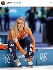 美女スケーターのユタ・レールダム、タイトな白ワンピで異次元の美しさ　衝撃の神スタイル炸裂