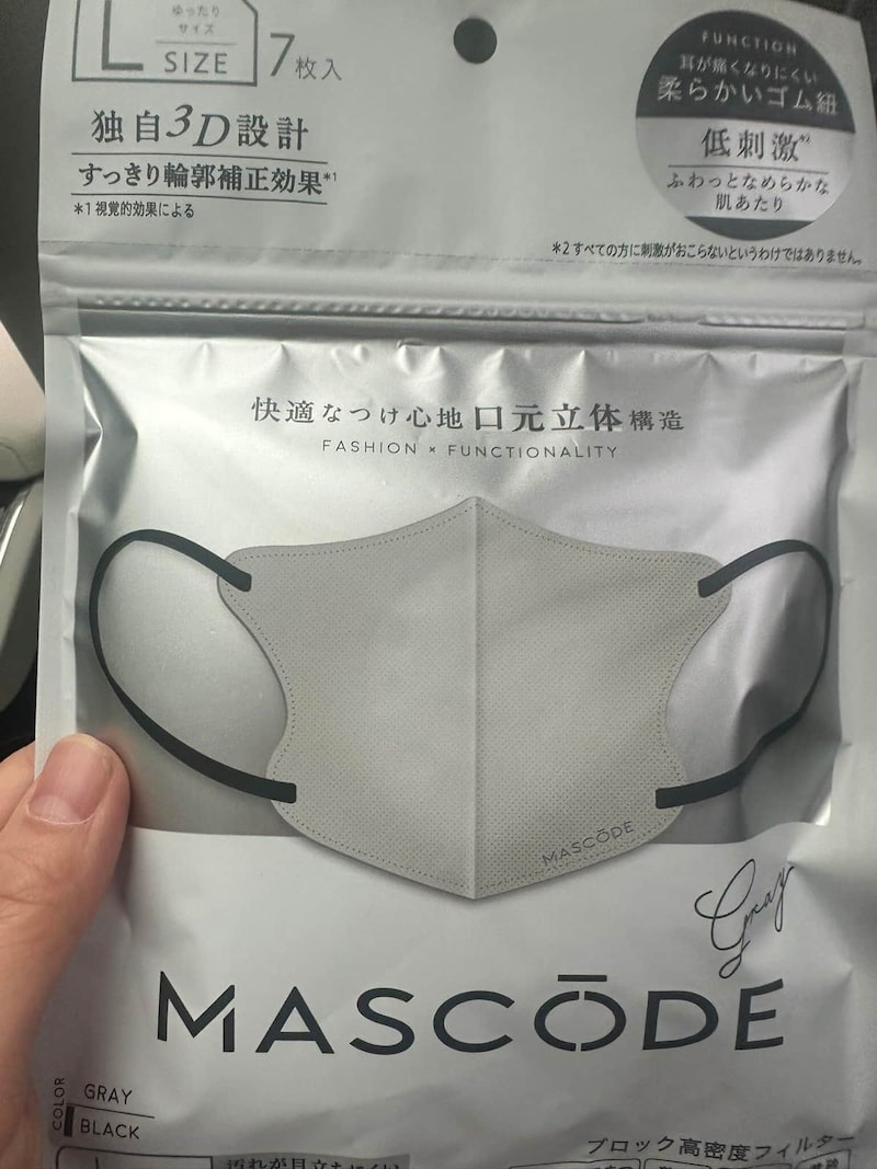 大きいサイズのマスク入手は至難の業だ(写真はキンタロー。さんのXから)