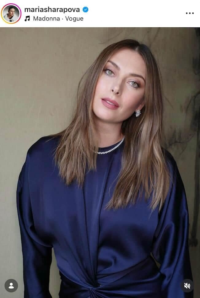 シャラポワさんのインスタグラム(@mariasharapova)より