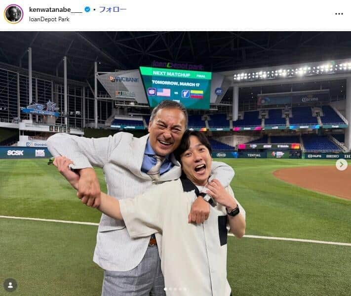 渡辺謙さんのインスタグラム(@kenwatanabe____)より