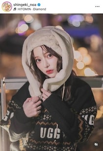 進撃のノア、大きめサングラス×キャミ姿で「激カワ」...タトゥーもちらり　「かわいすぎる」「ほんと綺麗」