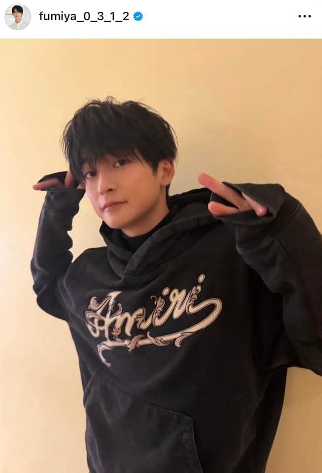 高橋文哉さんのインスタグラム（＠fumiya_0_3_1_2）より