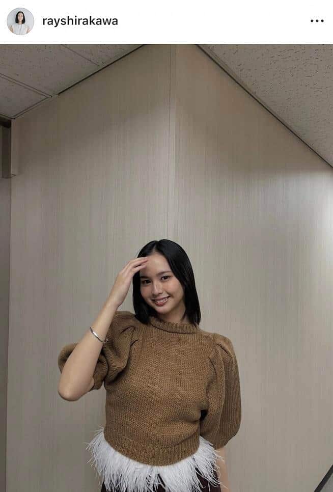 白河れいさんのインスタグラム（＠rayshirakawa）より