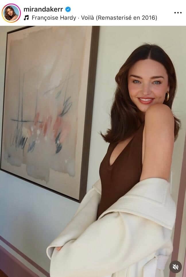 ミランダ・カーさんのインスタグラム（＠mirandakerr）より