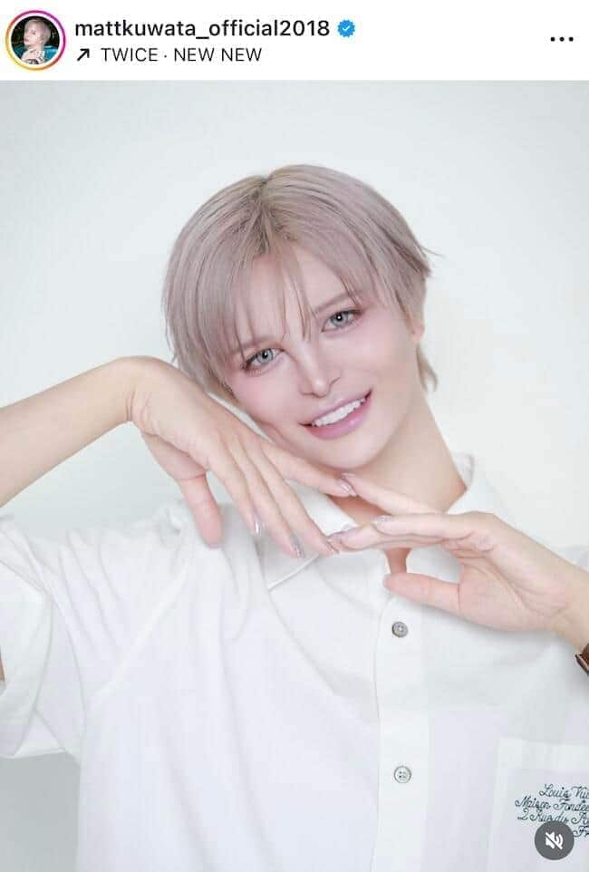 Mattさんのインスタグラム(@mattkuwata_official2018)より