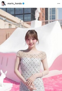 本田真凜「好きな食べ物ランキング4位」をパクっ...お茶目な自撮り「可愛すぎ」　春コーデも「オシャレだねー！」
