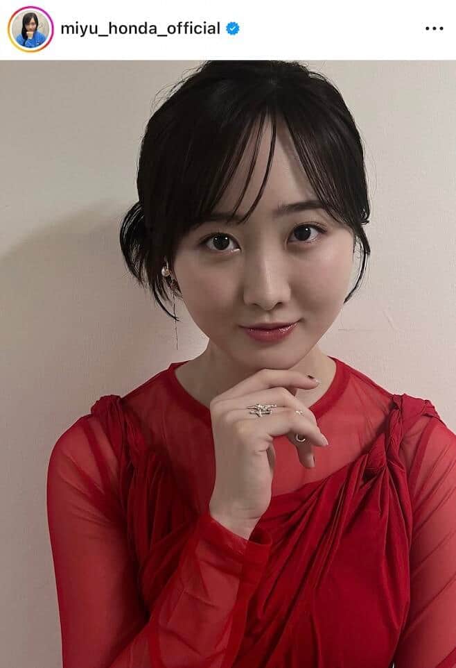 本田望結さんのインスタグラム(@miyu_honda_official)より