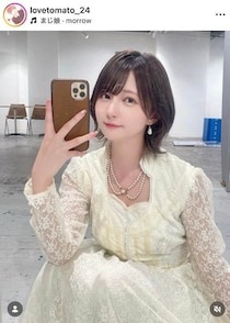 人気美女YouTuber・こばしり。ベアトップ姿＆黒髪ボブのイメチェンで反響　「めっちゃ可愛い」「似合ってる」