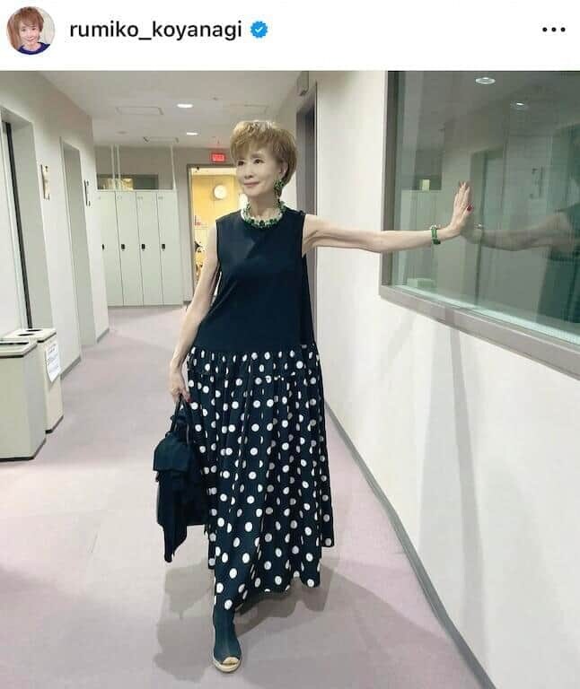 小柳ルミ子さんのインスタグラム(@rumiko_koyanagi)より
